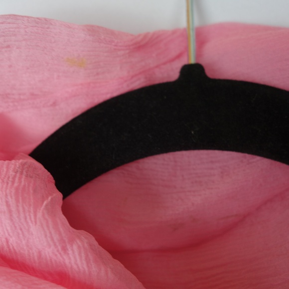 Lorena Conti Paris Pink Sleeveless Top w/ Scarf Collar Made In France, Size 2 - Picture 16 of 16